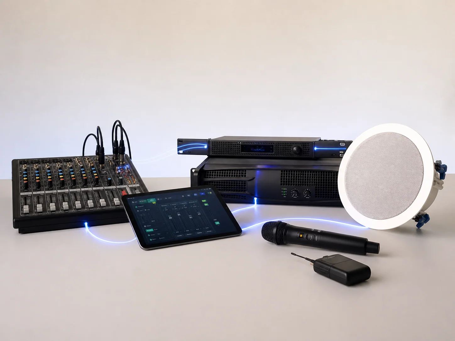 Ecosistema profesional de audio, comunicación y control