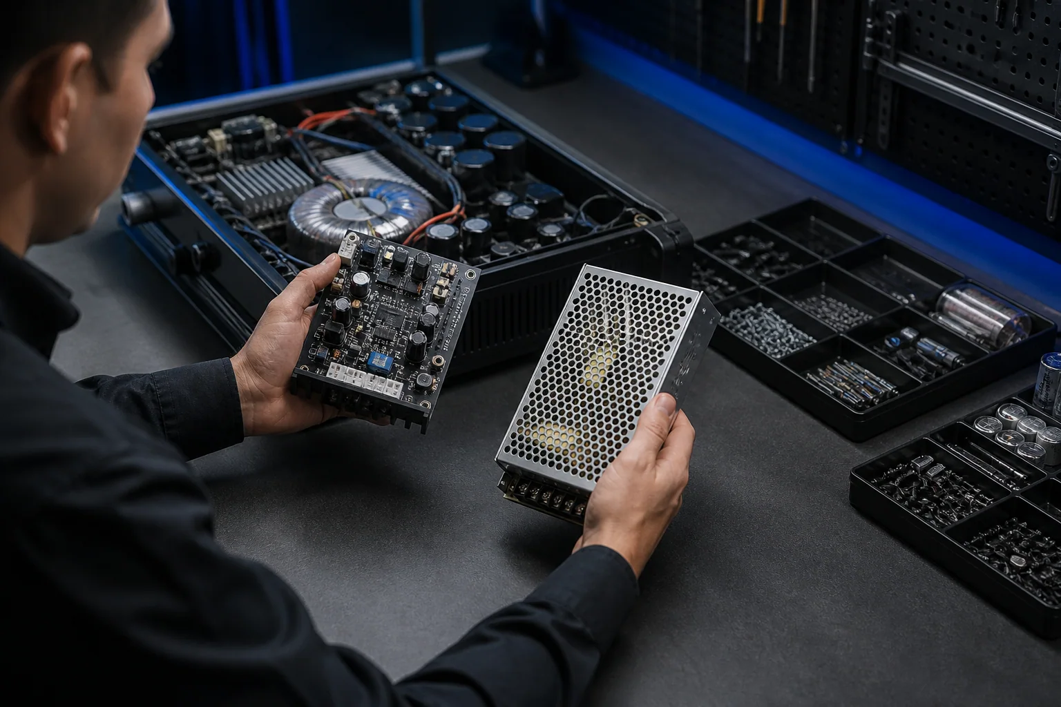 Tecnología de audio aplicada a Protege la continuidad del sistema.
