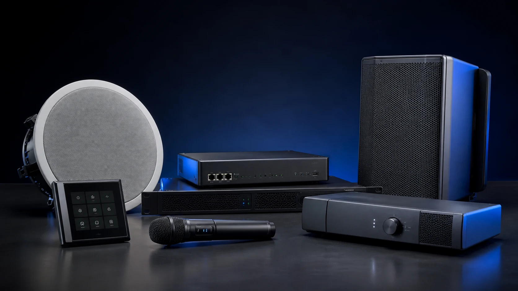 Tecnología de audio aplicada a Productos para construir sistemas completos.