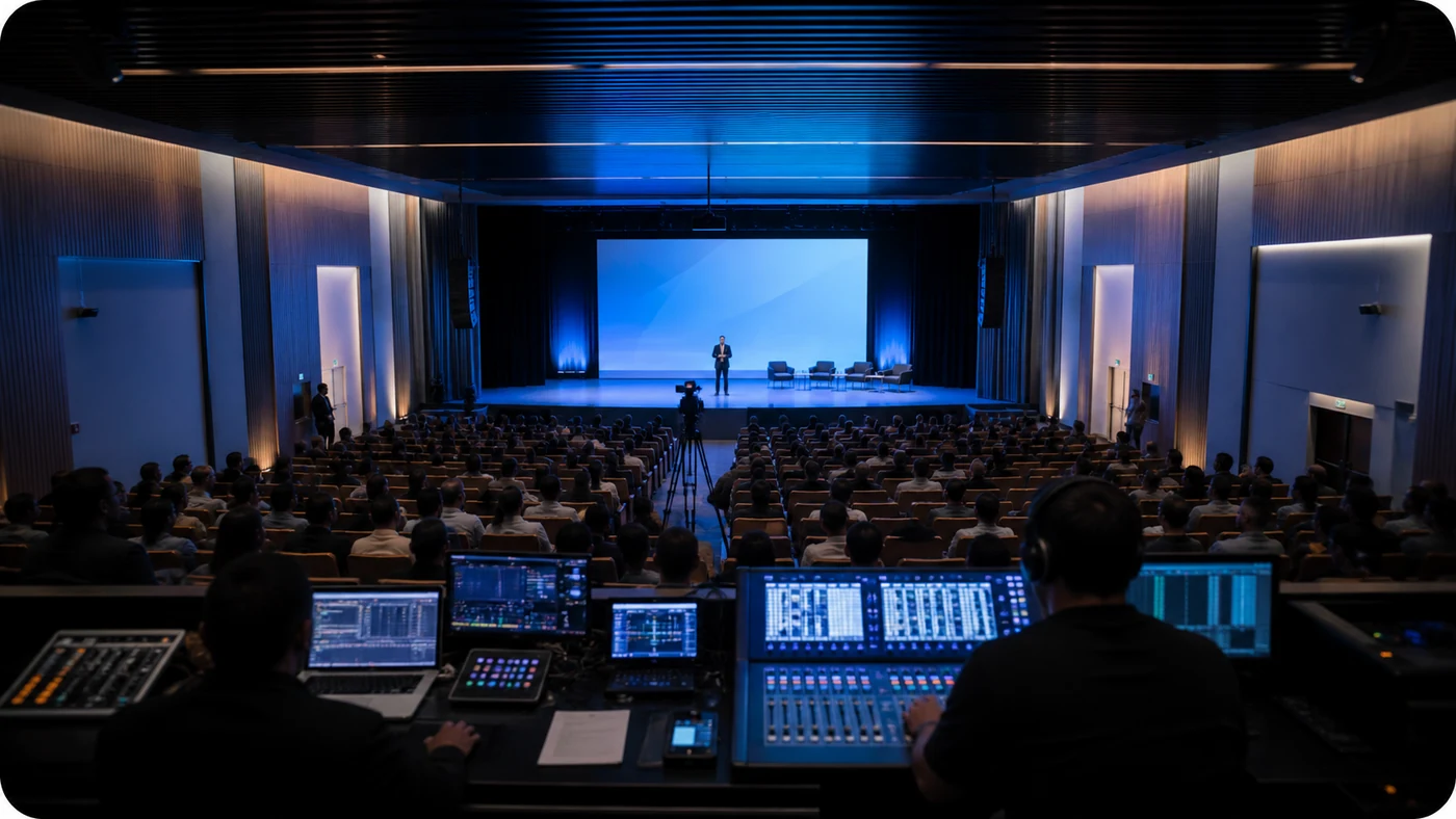 Auditorios y Salas SUM: entorno de aplicación del sistema de audio