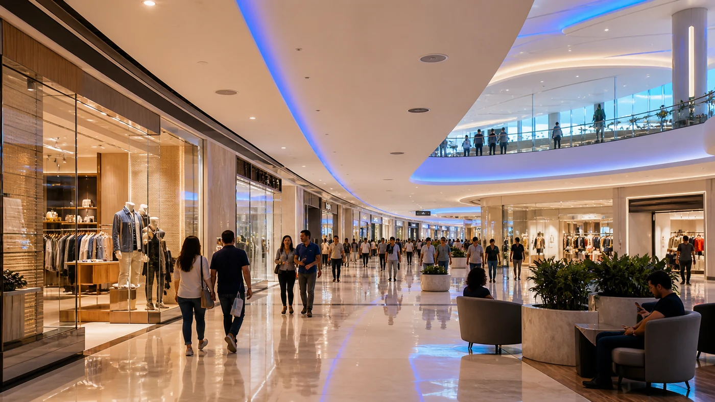 Centros Comerciales y Tiendas: entorno de aplicación del sistema de audio