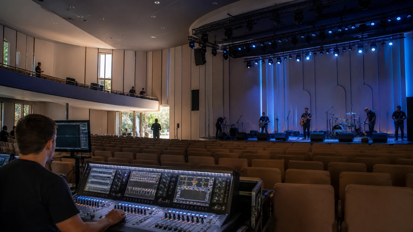 Centros de Culto e Iglesias: entorno de aplicación del sistema de audio