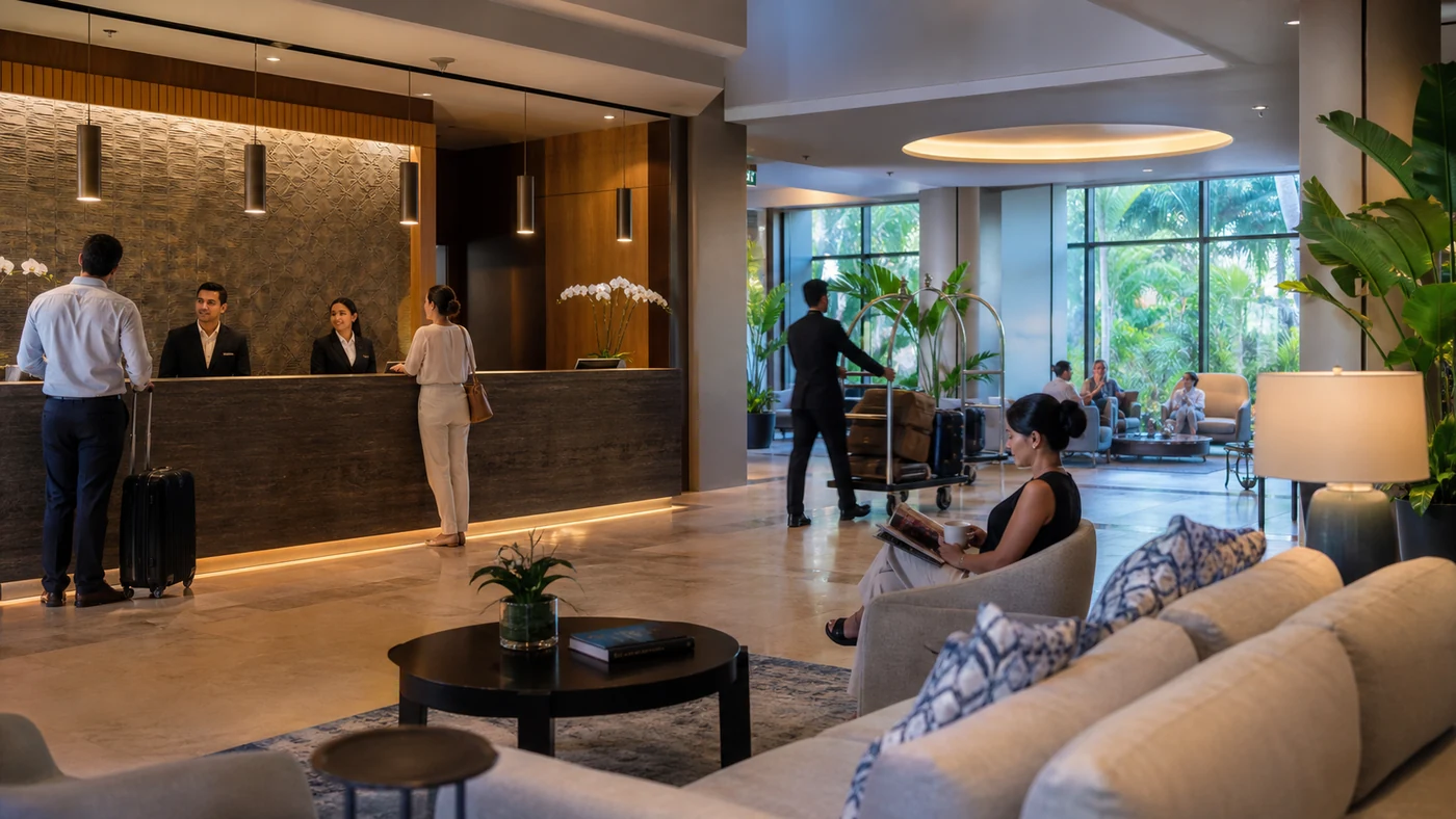 Hoteles y Resort: entorno de aplicación del sistema de audio